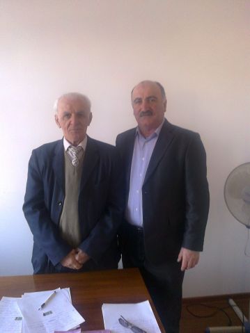 Я с директором КТВ Гусейновым Ахмедом